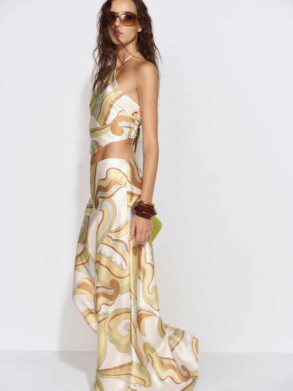 Effie Silk Two Piece - Isola