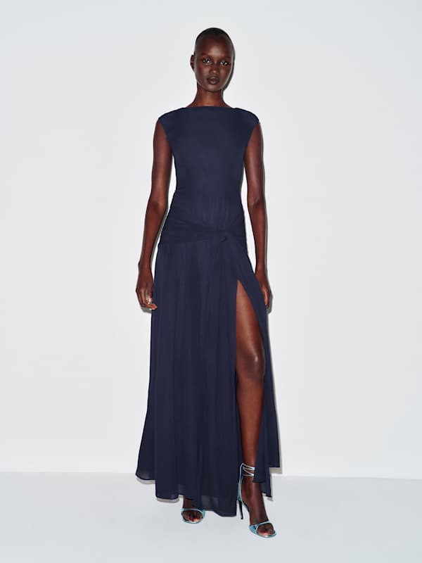 Vicenta Dress - Navy