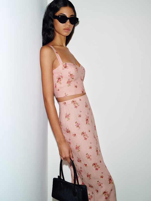 Fontana Linen Two Piece - Tea Time