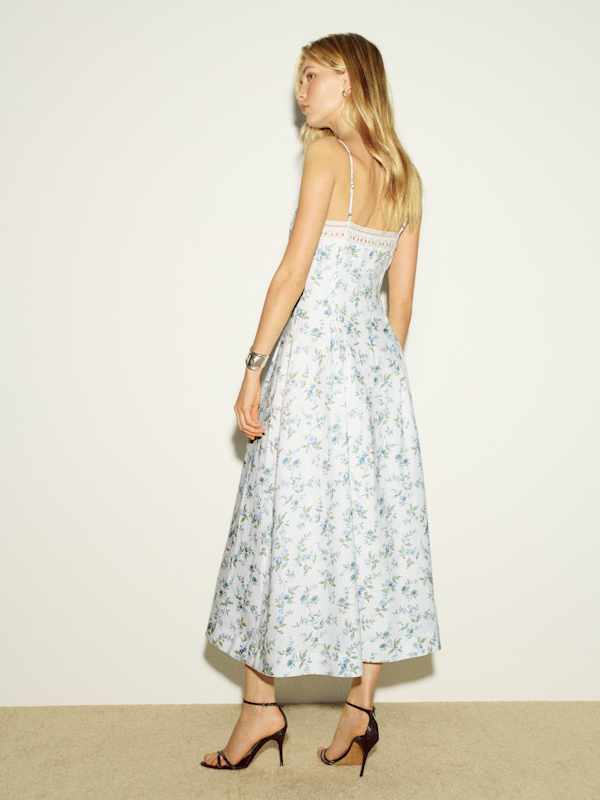 Pomona Linen Dress - Nostalgia