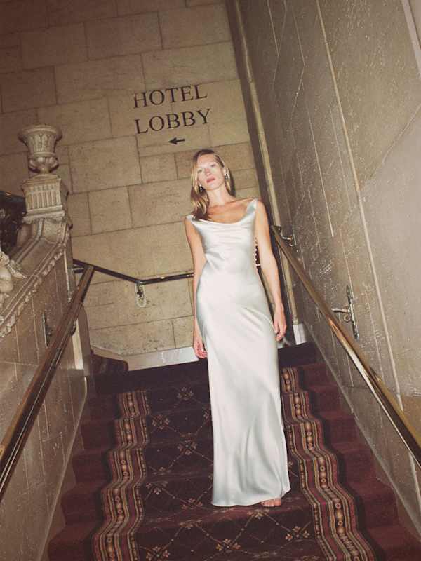 Ceres Silk Dress - Ivory