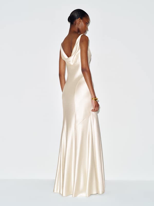 Ceres Silk Dress - Ivory