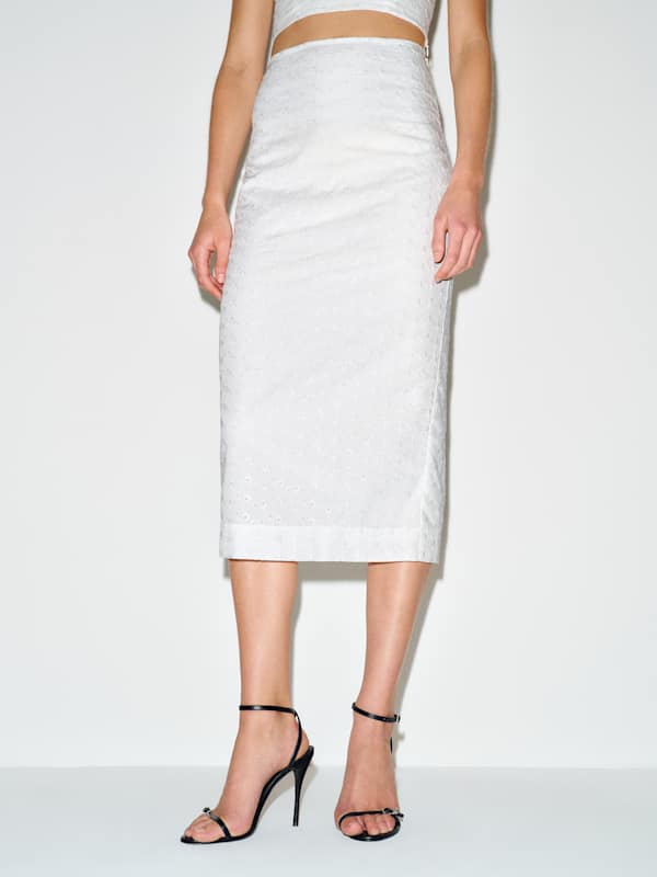 Fontana Two Piece - White Eyelet