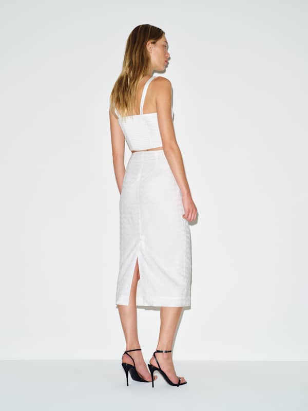 Fontana Two Piece - White Eyelet