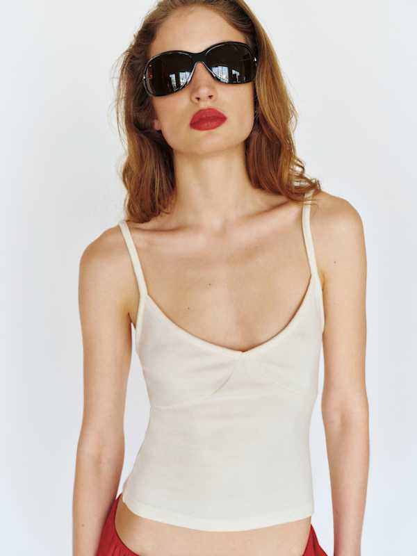 Nadine Knit Top - Fior Di Latte