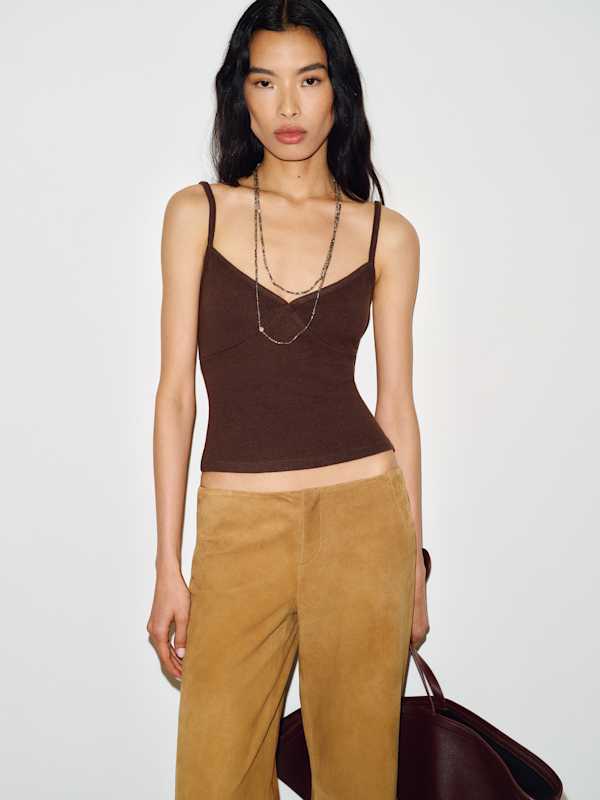 Nadine Knit Top - Mole