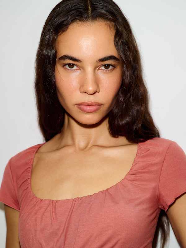 Milena Knit Top - Rosewood