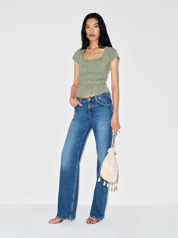 Milena Knit Top - Sage Green