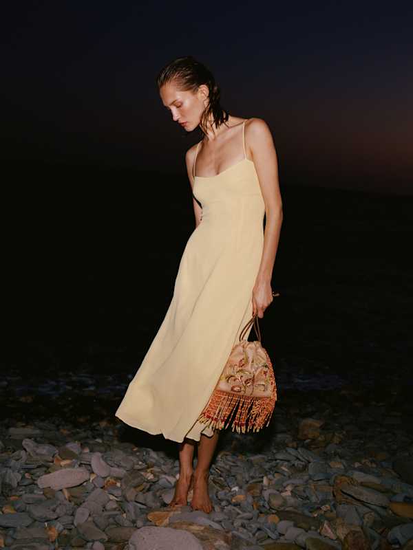 Milica Dress - Parmesan