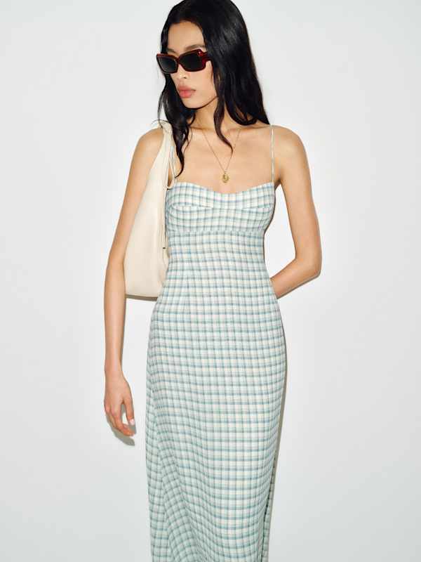 Milica Dress - Zephyr Check