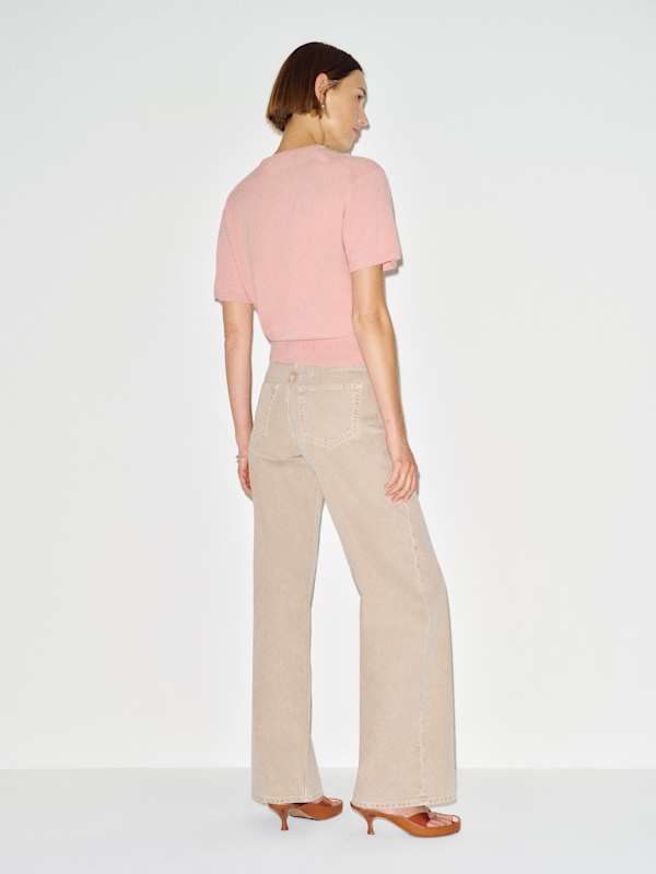 Ziva Cashmere Sweater Tee - Lotus