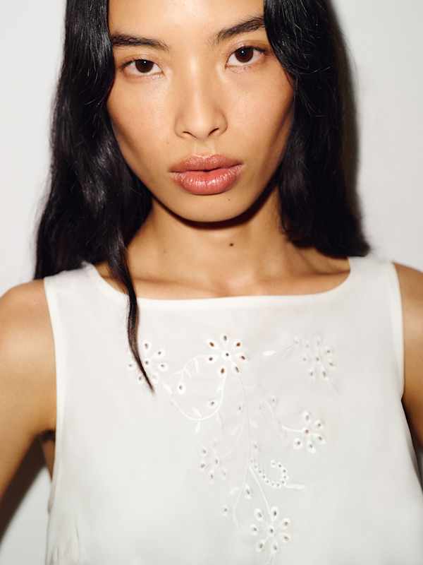 Daxton Dress - White Eyelet