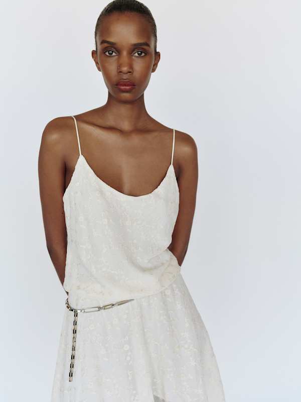 Jessamy Dress - White Eyelet