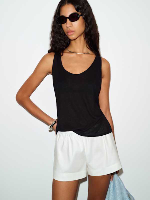 Top en maille Jemma - Noir