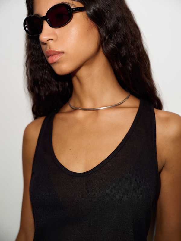 Top en maille Jemma - Noir