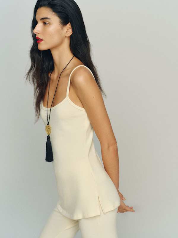 Bria Knit Two Piece - Custard