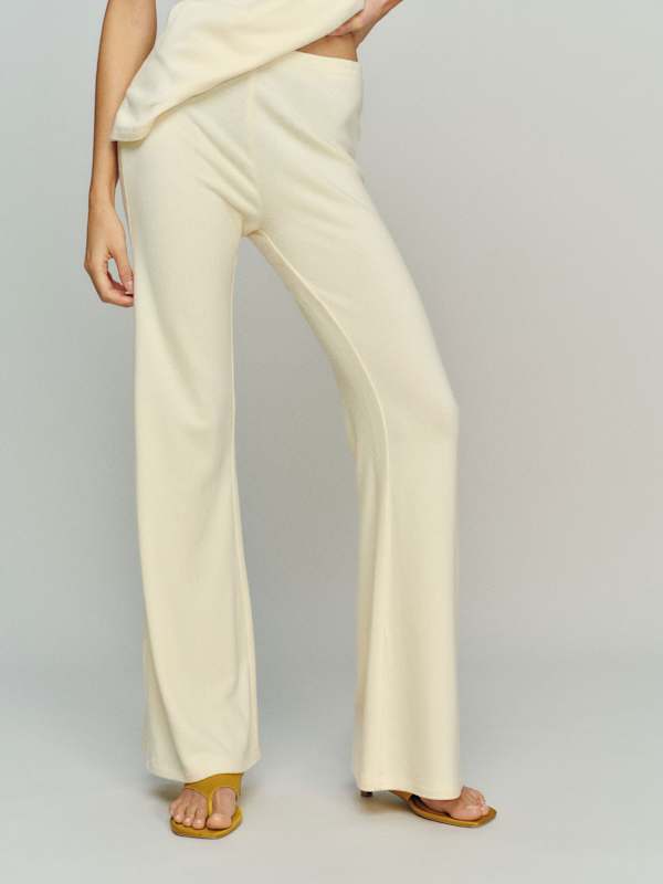 Bria Knit Two Piece - Custard