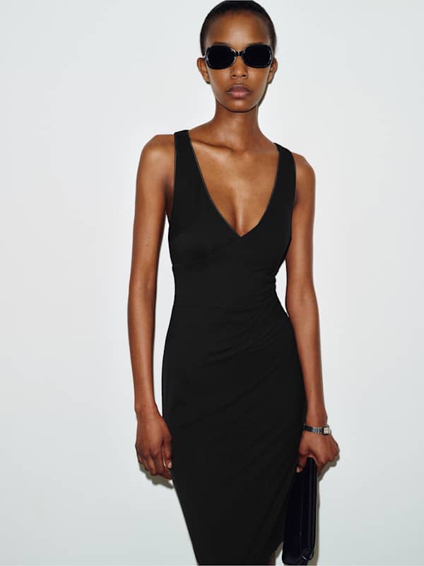 Joni Knit Dress - Black