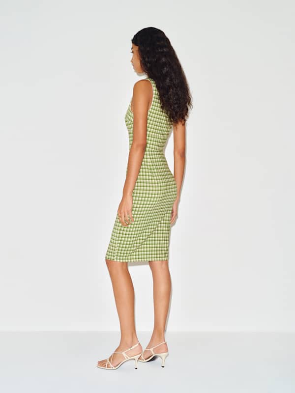 Joni Knit Dress - Margarita Check