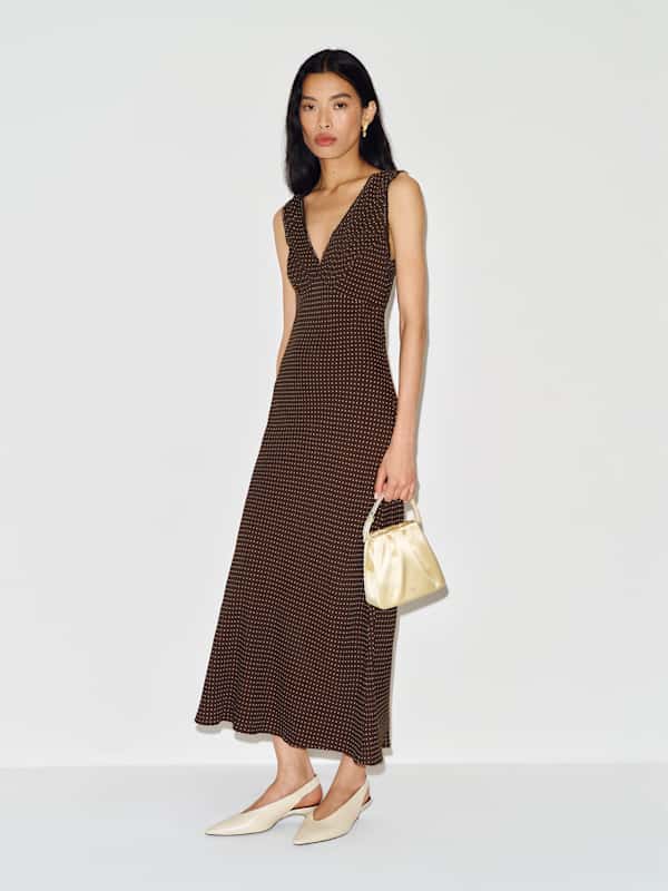 Anna-claire Dress - Pin Dot