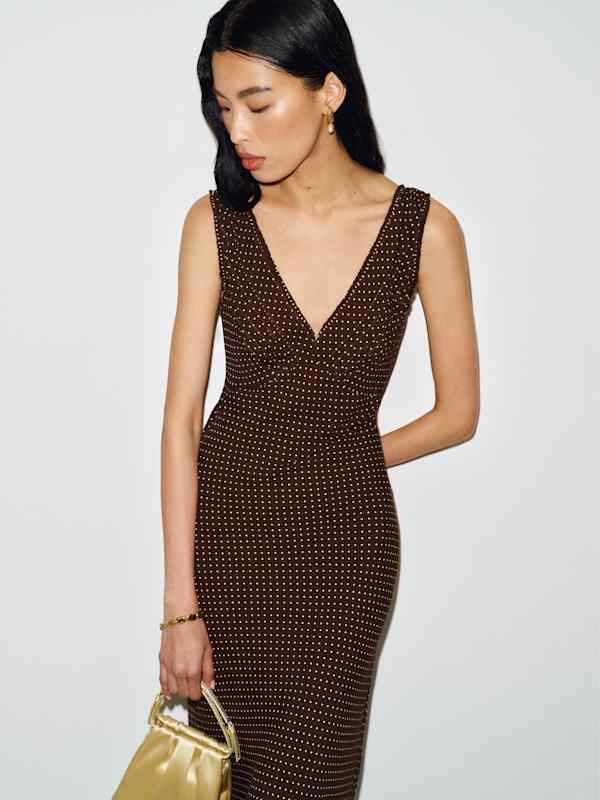Anna-claire Dress - Pin Dot