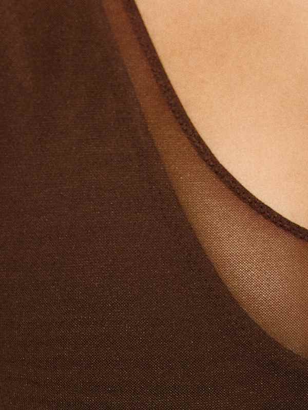 Pontia One Piece Swimsuit - Cafe Mesh