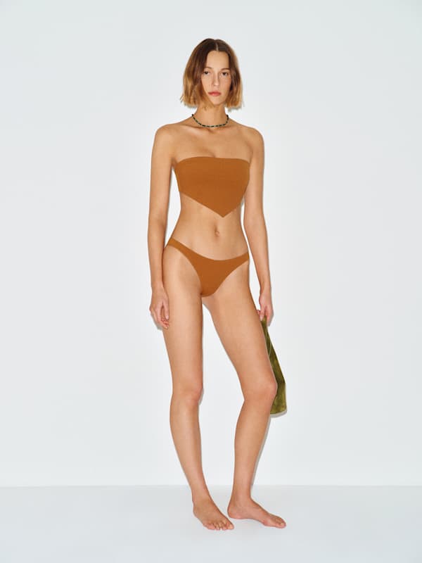 Amalfi Bikini Top - Copper