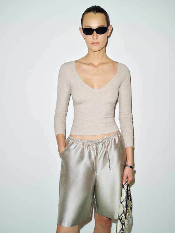 Short Sandy - French Grey