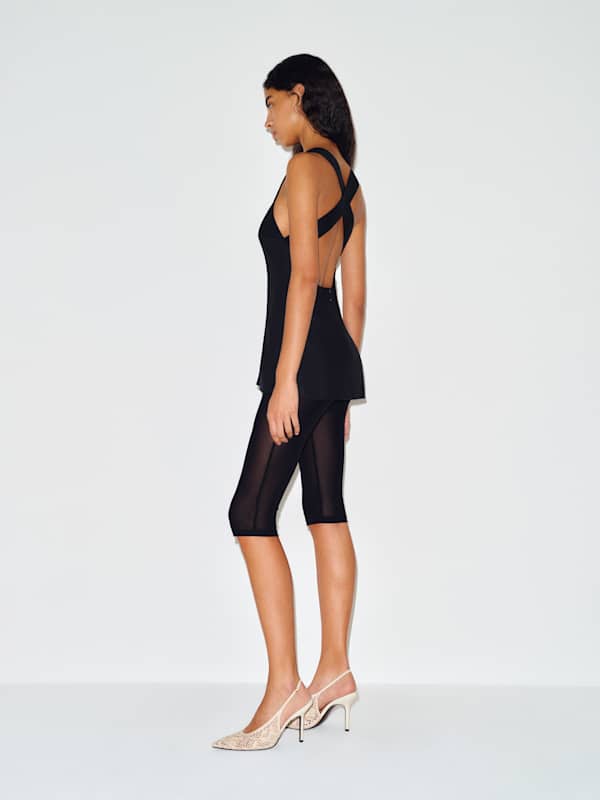 Kalita Linen Top - Black