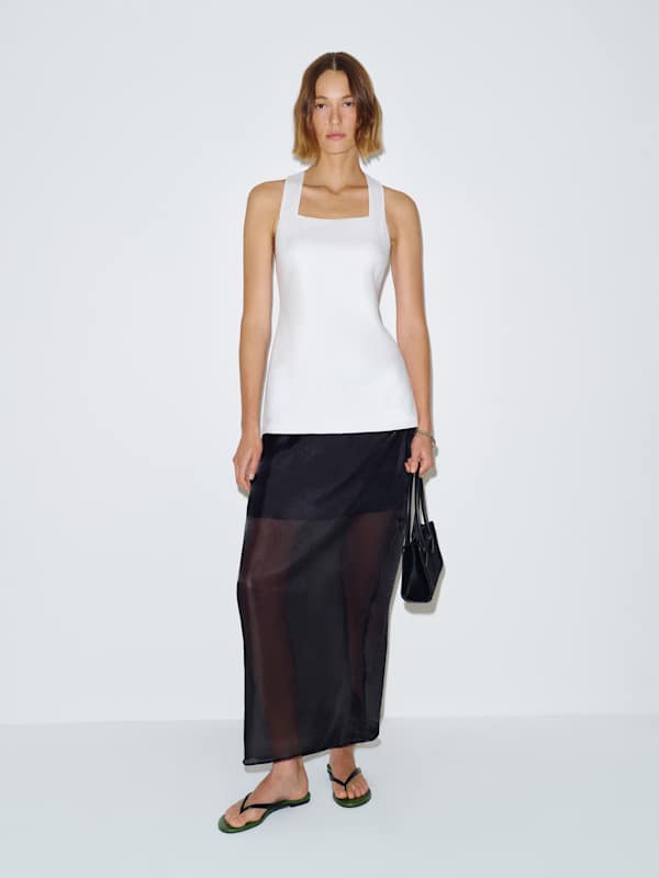 Top en lin Kalita - Blanc