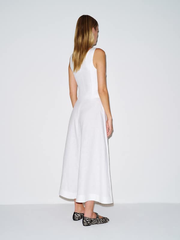 Indie Linen Top - White