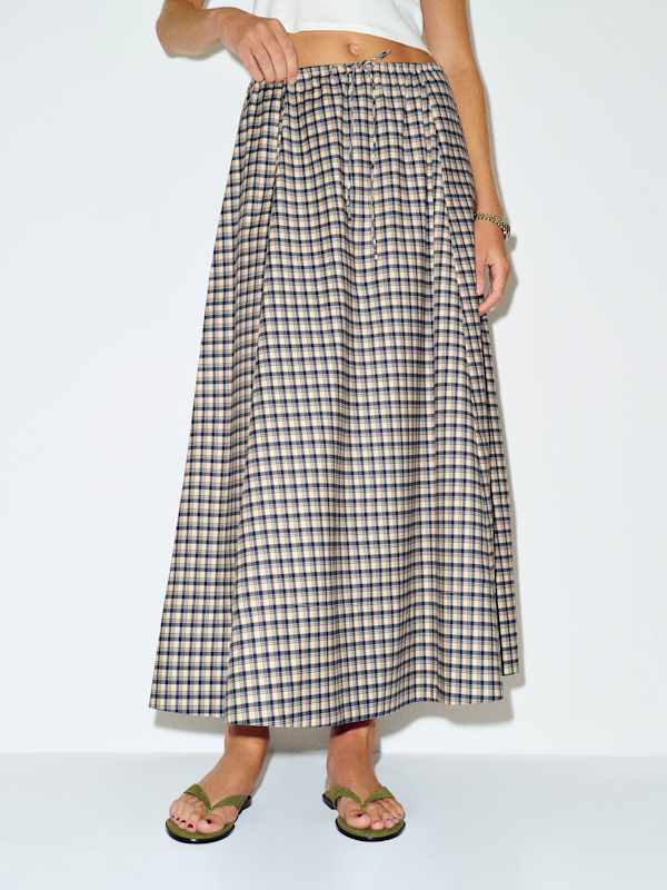 Petites Cleo Skirt - Beacon Check