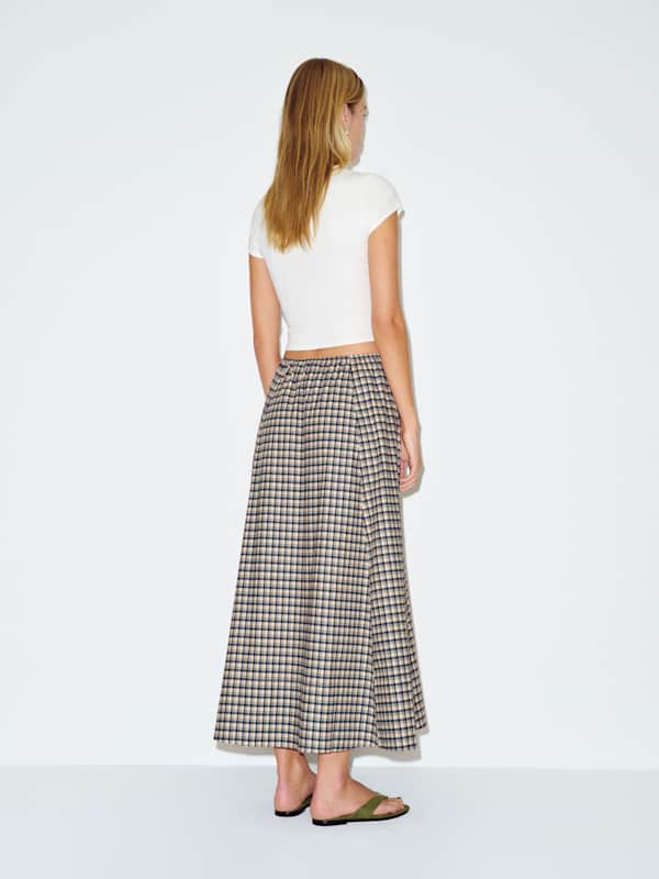 Petites Cleo Skirt - Beacon Check
