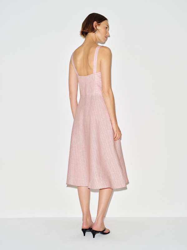 Susina Linen Dress - Babygirl Stripe