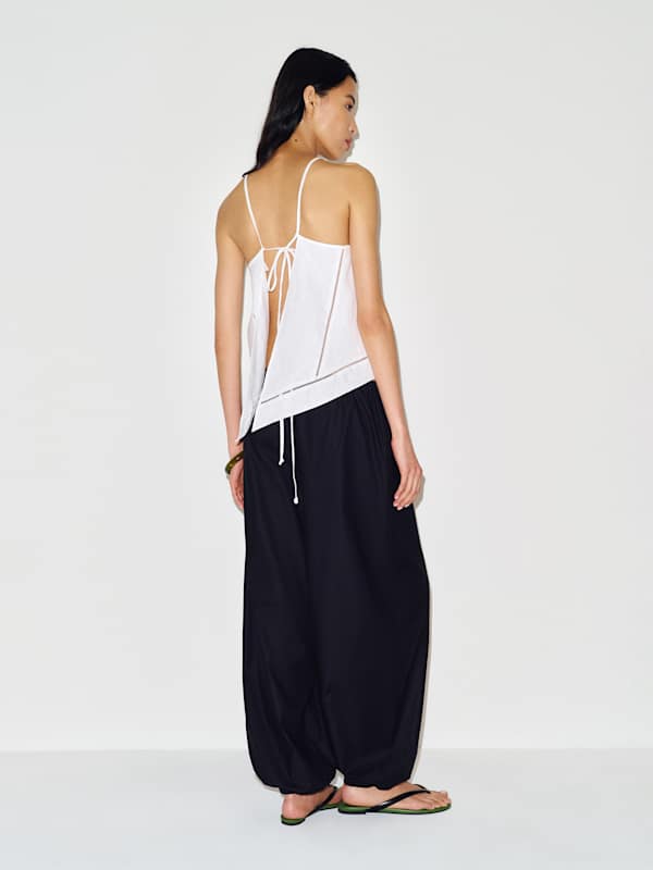 Dario Linen Top - White