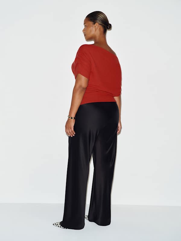 Iris Knit Top Es - Lipstick