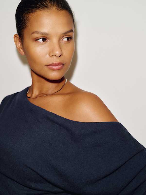 Iris Knit Top Es - Midnight