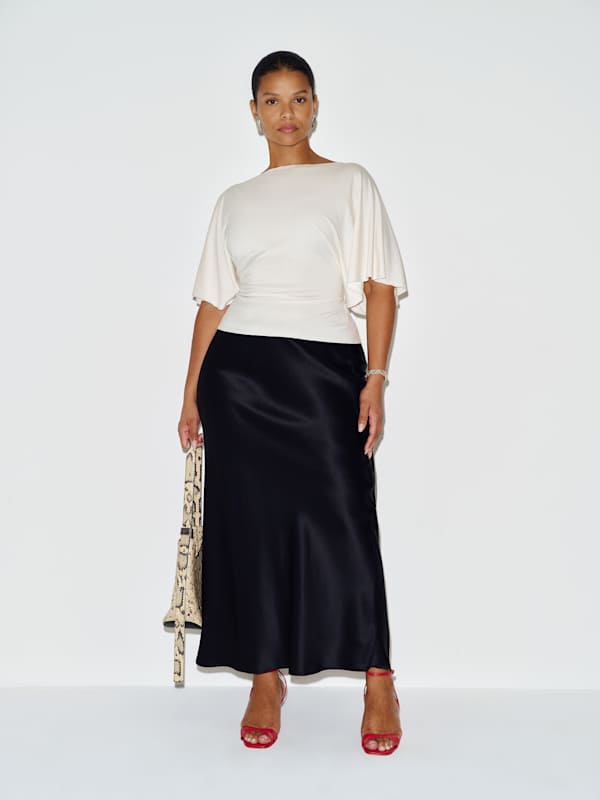 Avery Knit Top Es - Fior Di Latte