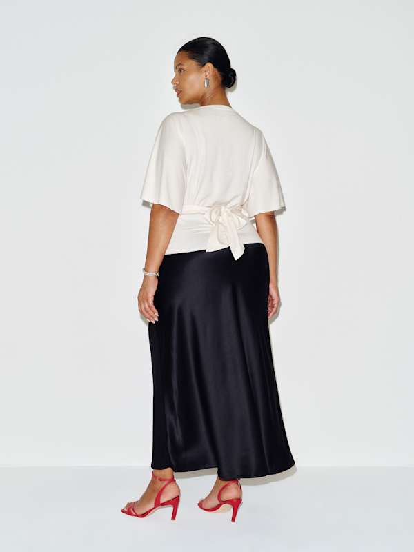 Avery Knit Top Es - Fior Di Latte