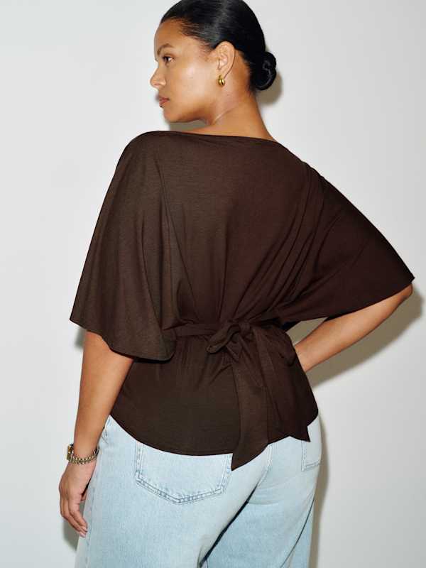 Avery Knit Top Es - Mole