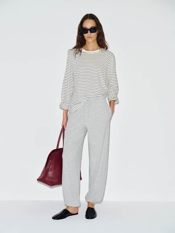 Jodie Knit Pant - Grey