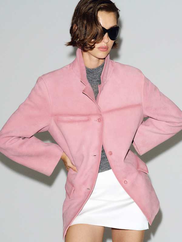 Veda Rhodes Suede Jacket - Rose Petals Suede