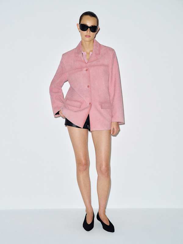 Veda Rhodes Suede Jacket - Rose Petals Suede