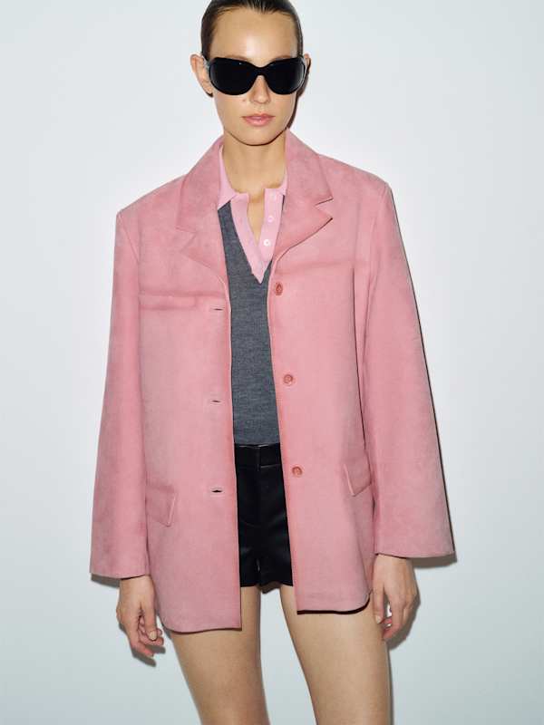 Veda Rhodes Suede Jacket - Rose Petals Suede