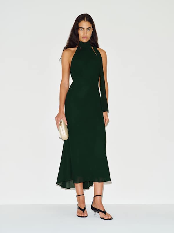 Chanelle Dress - Forest