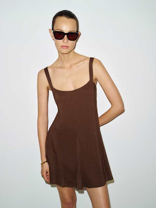 Anjou Dress - Cafe