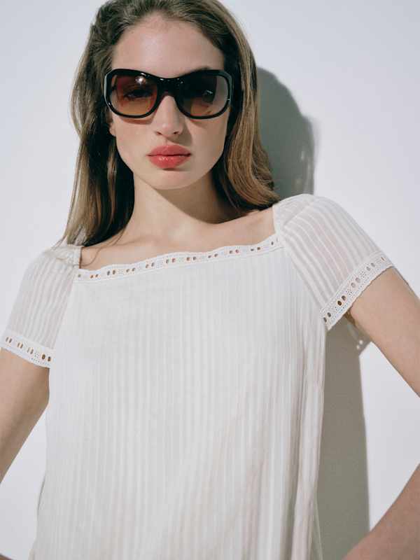 Pomeline Dress - White