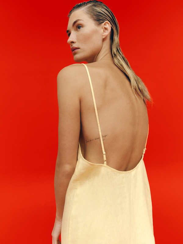 Serena Linen Dress - Ray Of Light