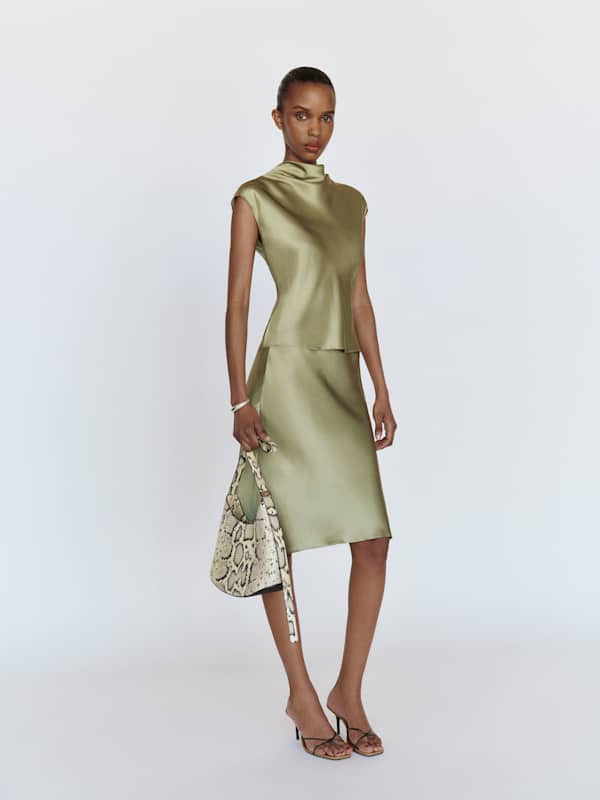 Winslet Silk Two Piece - Artichoke