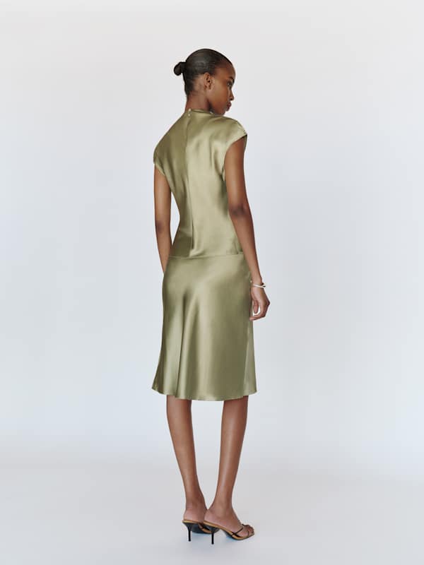 Winslet Silk Two Piece - Artichoke